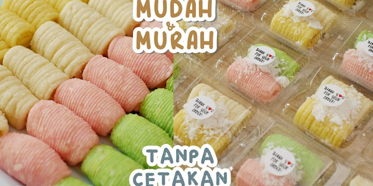 Jajanan Tradisional Getuk Lindri Di Kenal Miliki Rasa Gurih Lembut