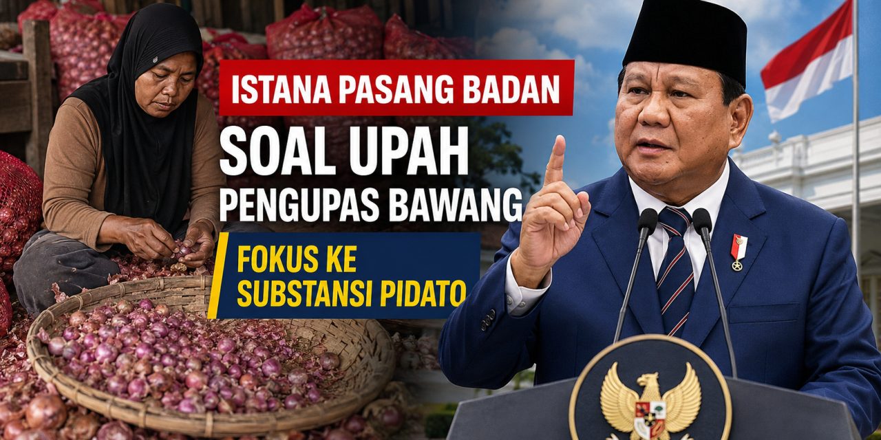 Istana Pasang Badan Soal Upah Pengupas Bawang, Ini Faktanya