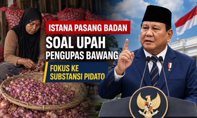 Istana Pasang Badan Soal Upah Pengupas Bawang, Ini Faktanya